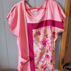 Koi scrub top